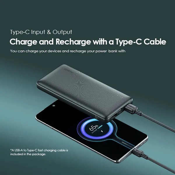 Oraimo Toast 15 Flash - 10000mah - Charge Rapide 15W