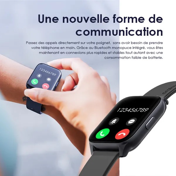 Oraimo Watch 4 Plus - 2.01″ - Ecran HD - IP68 