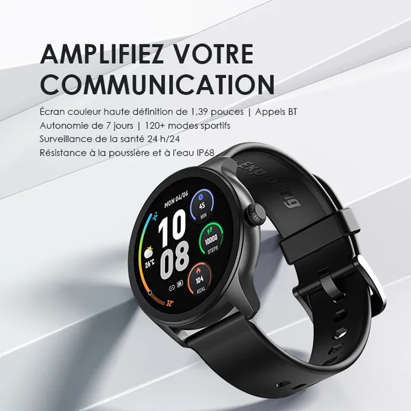 Oraimo Watch 2R - Écran TFT - 1,39" - IP68