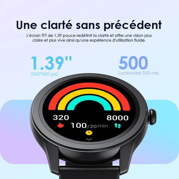 Oraimo Watch 2R - Écran TFT - 1,39" - IP68