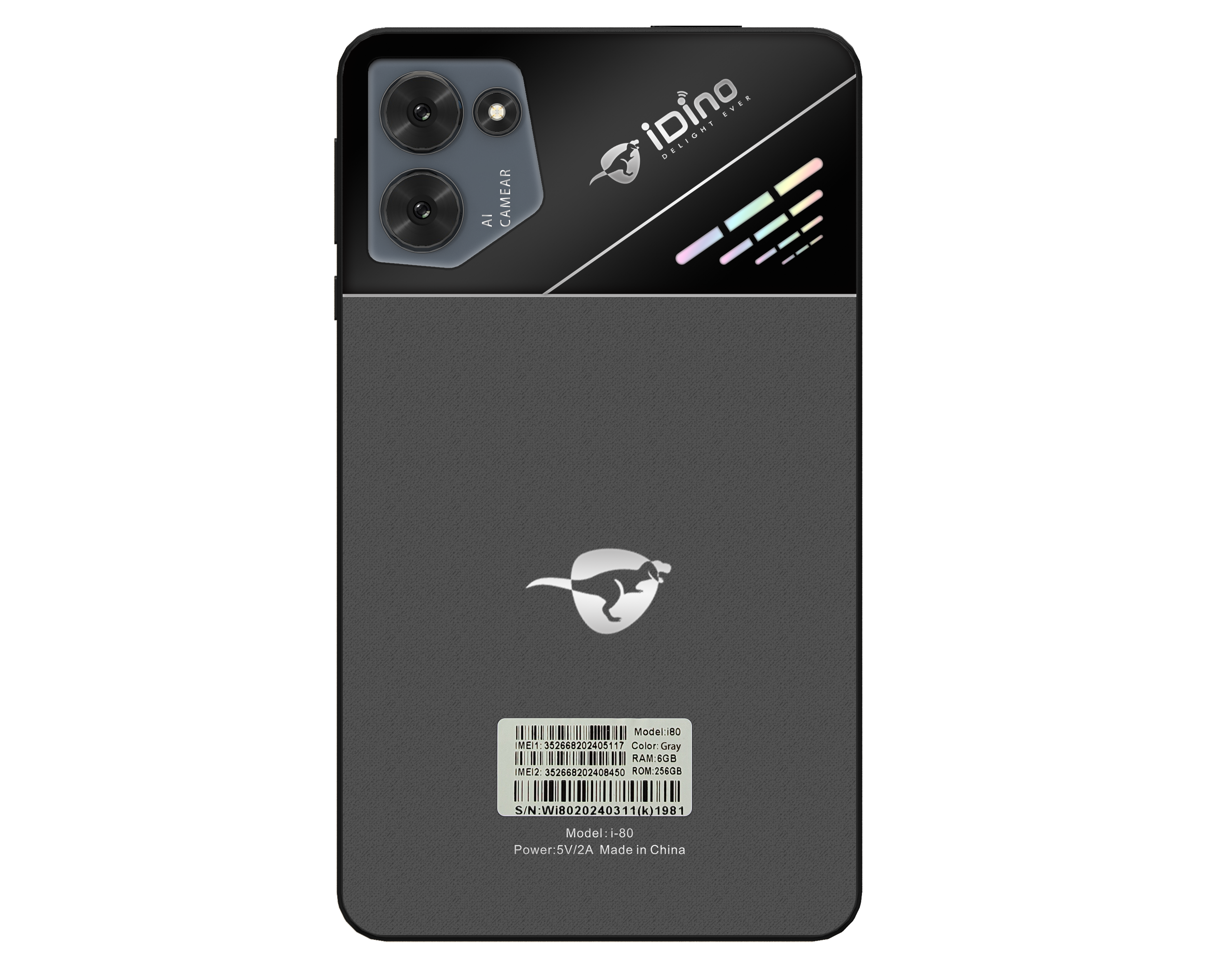 Tablette iDino i80 - 256GB - 6GB Ram - 8'' - 4 000 mAh