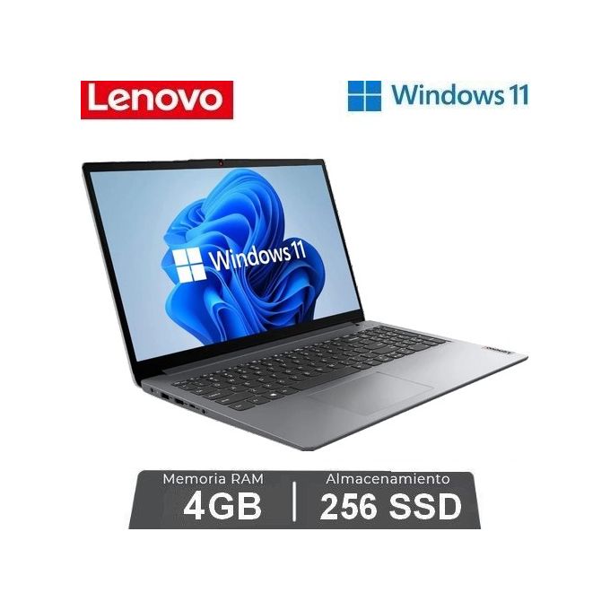 PC Lenovo Ideapad 1 - 256 SSD - 4 GB - 15'6 - Dual Core