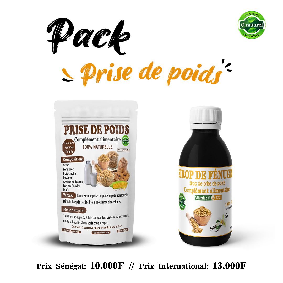 Pack Fenugrec - Prise de poids