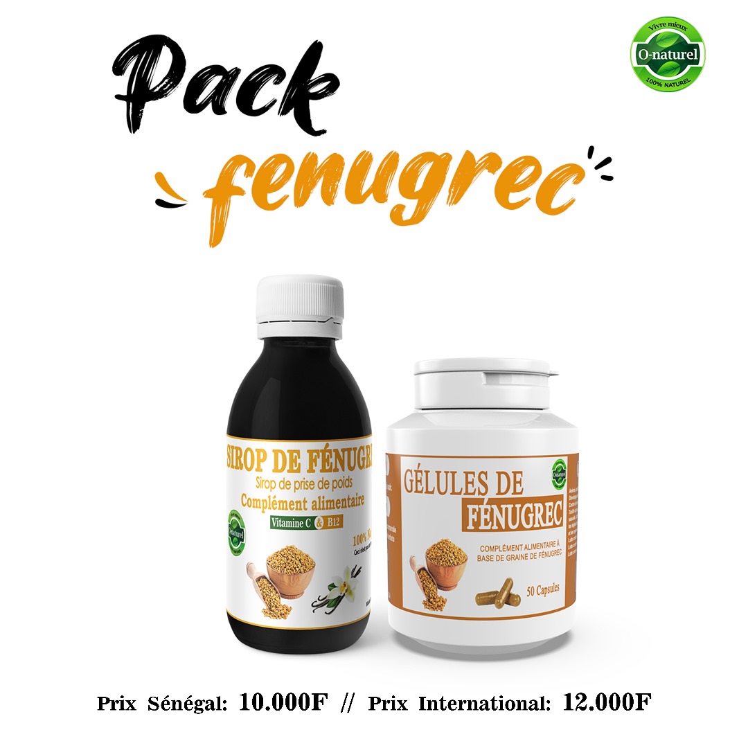 Pack Fenugrec - Prise de poids
