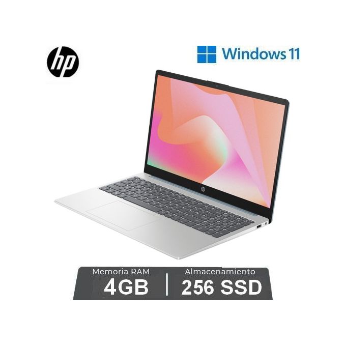 HP Laptop 15 - 256GB SSD - 4Go Ram - 15,6