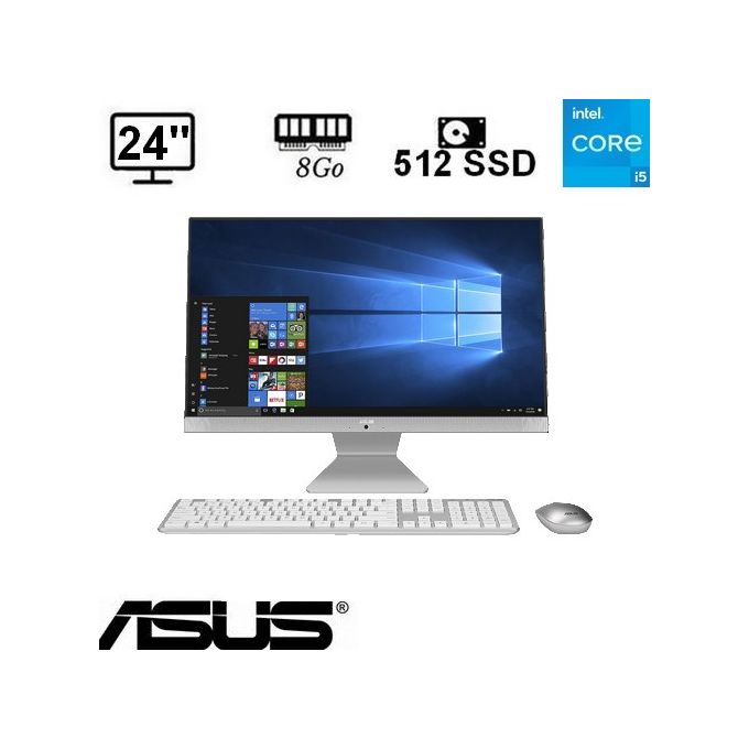 Asus Tout En Un, Professionnel - 23.8" - 512 Go - 8 Go-  Core I5