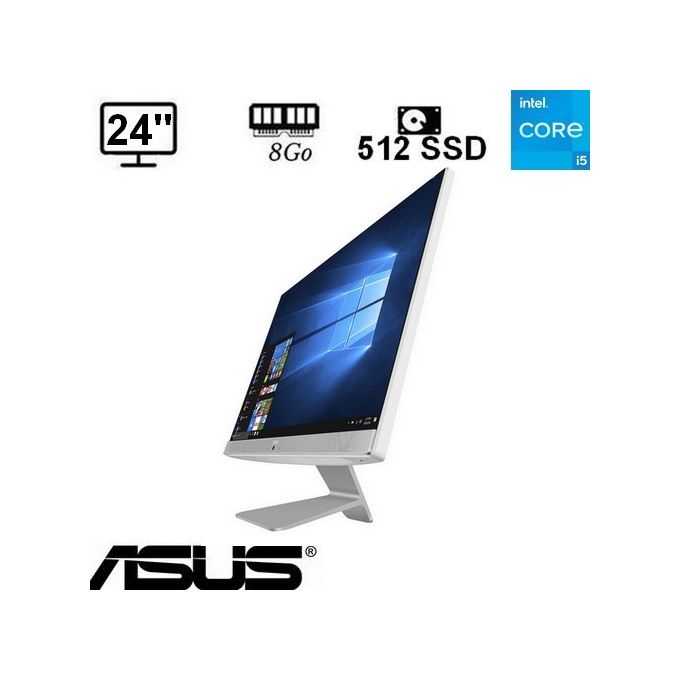 Asus Tout En Un, Professionnel - 23.8" - 512 Go - 8 Go-  Core I5