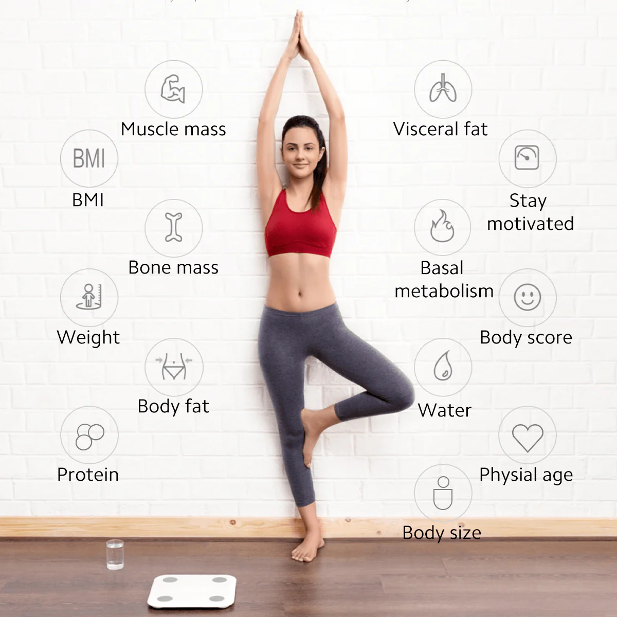 XIAOMI Mi Body Composition Scale 2 - Haute Précision