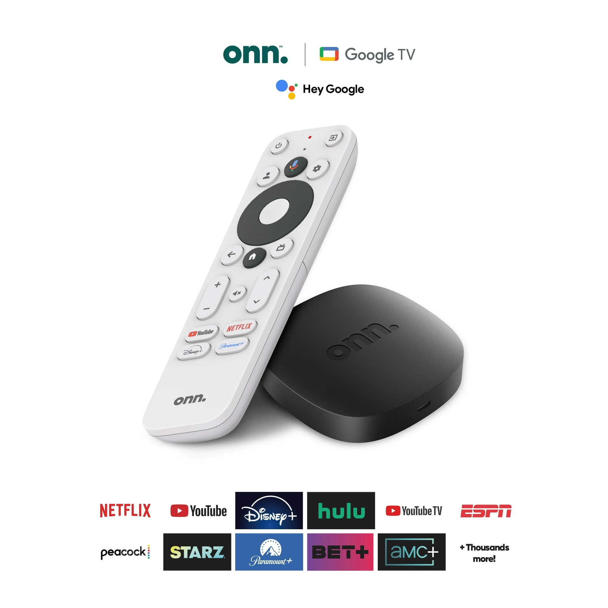 Onn Tv Box Android 4K UHD (Google TV) - 8Go - 2Go Ram