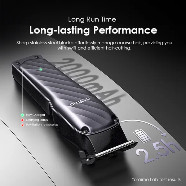 Oraimo Smart Clipper 2C - Tondeuse Professionnelle
