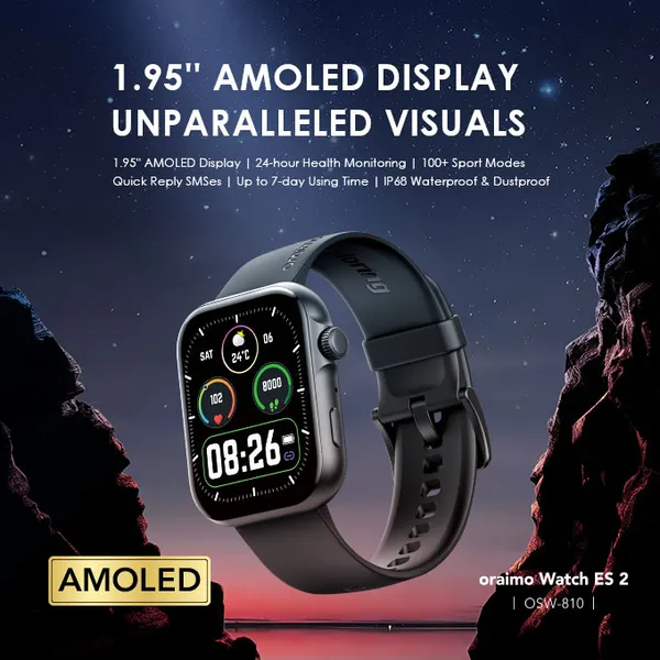 Oraimo Watch ES 2 - Montre Connectée