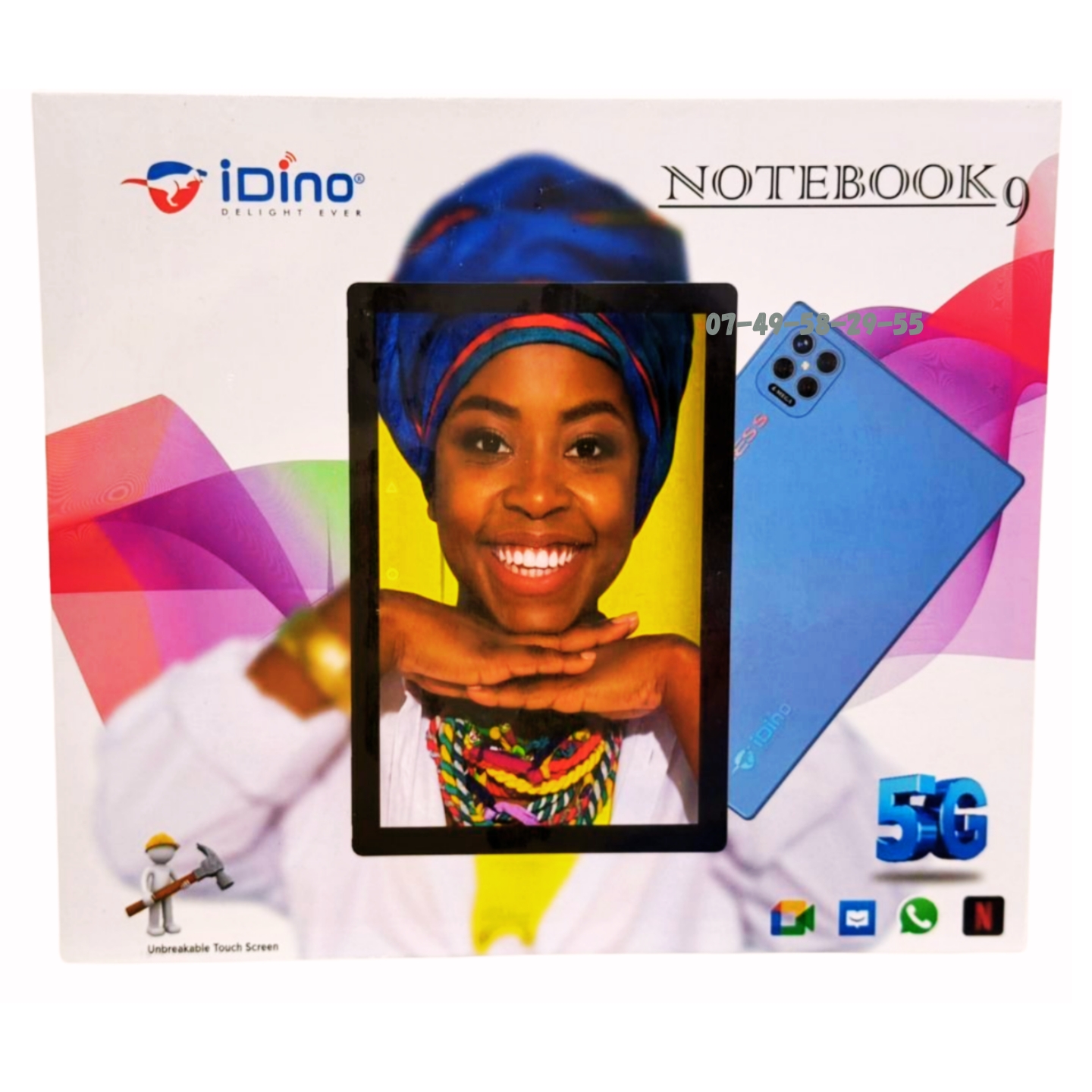 Tablette iDino Notebook 9 - 512GB - 8GB Ram - 10.1'' - 6 000 mAh