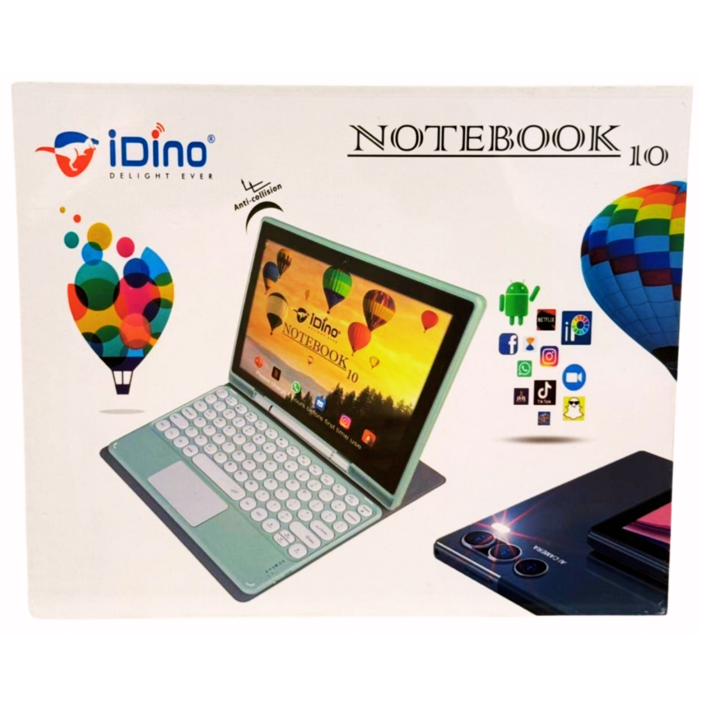 Tablette iDino Notebook 10 - 512GB - 8GB Ram - 10.1'' - 10 000 mAh