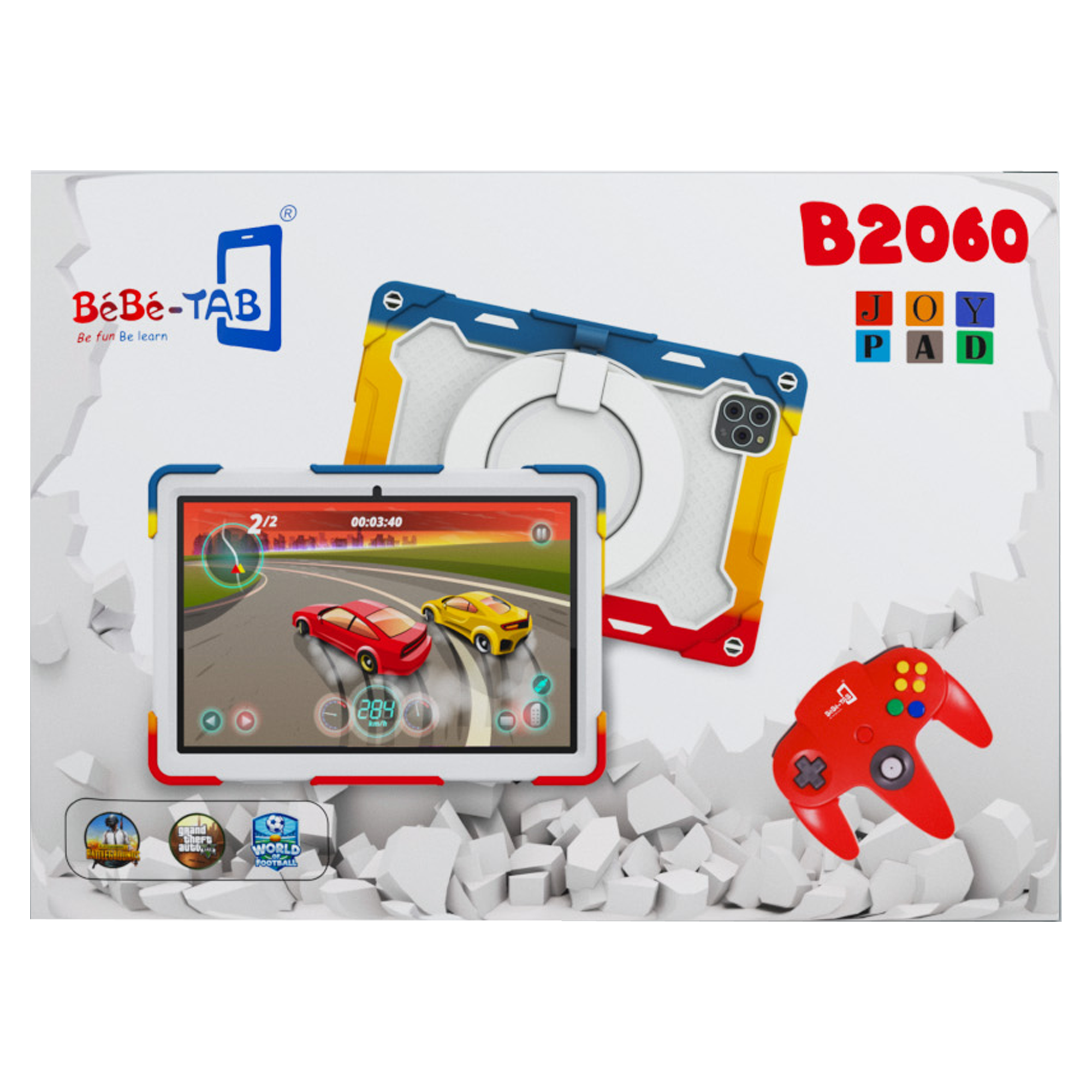 Tablette Educative Bébé-tab B2060 - 256GB - 6GB - 10" - 5000 mAh
