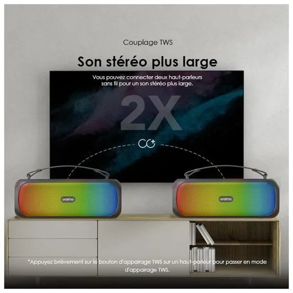 Oraimo Boom Haut-parleur sans fil 30W