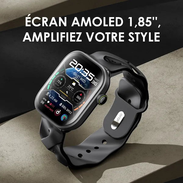 Oraimo Watch Pro AM - Montre Connectée - Autonomie 14 Jours
