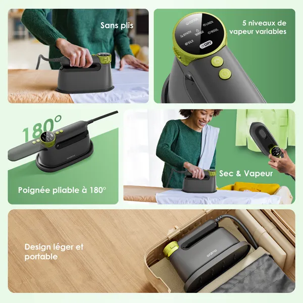 Oraimo SmartIron 1740W Fer à repasser Electrique portable