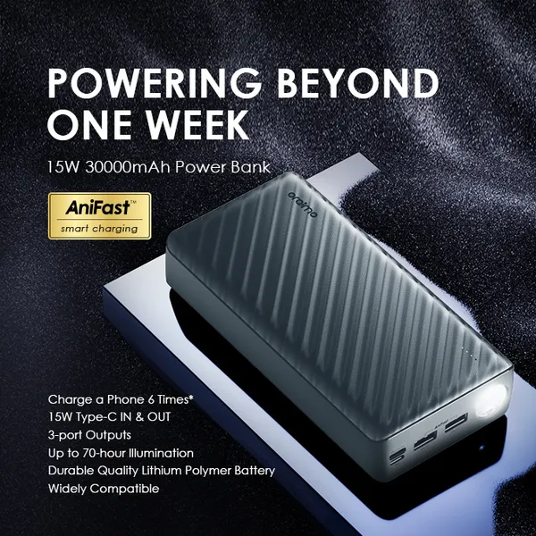 Oraimo PowerBox 300 Lite 30000mAh 15W Powerbank