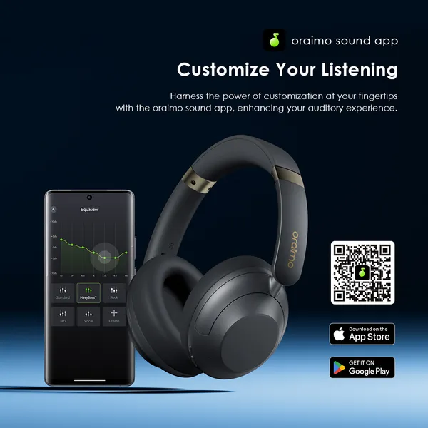 Oraimo BoomPop Pro ANC - Casque supra-auriculaire - Autonomie 82H