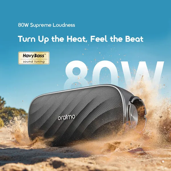 Oraimo SpaceBox Pro 80W - Enceinte sans fil - Autonomie 10H