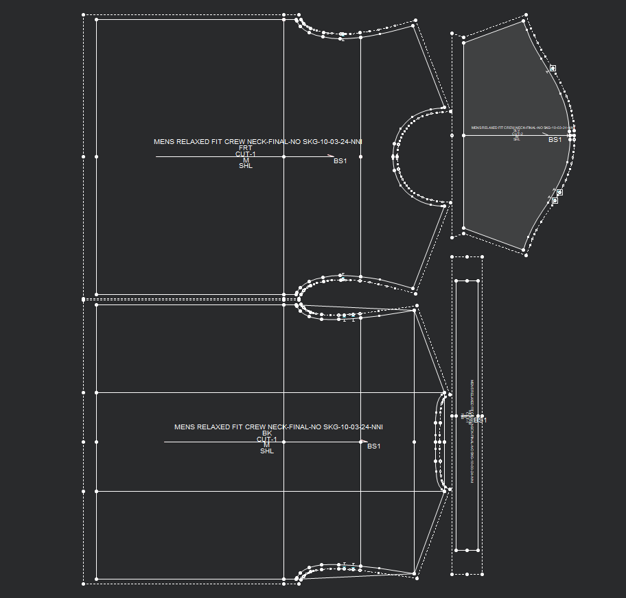 MENS RELAXED FIT CREW NECK PATTERN