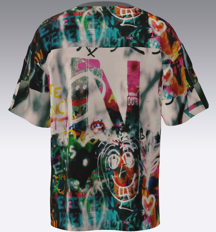 MENS RELAXED FIT CREW NECK PATTERN