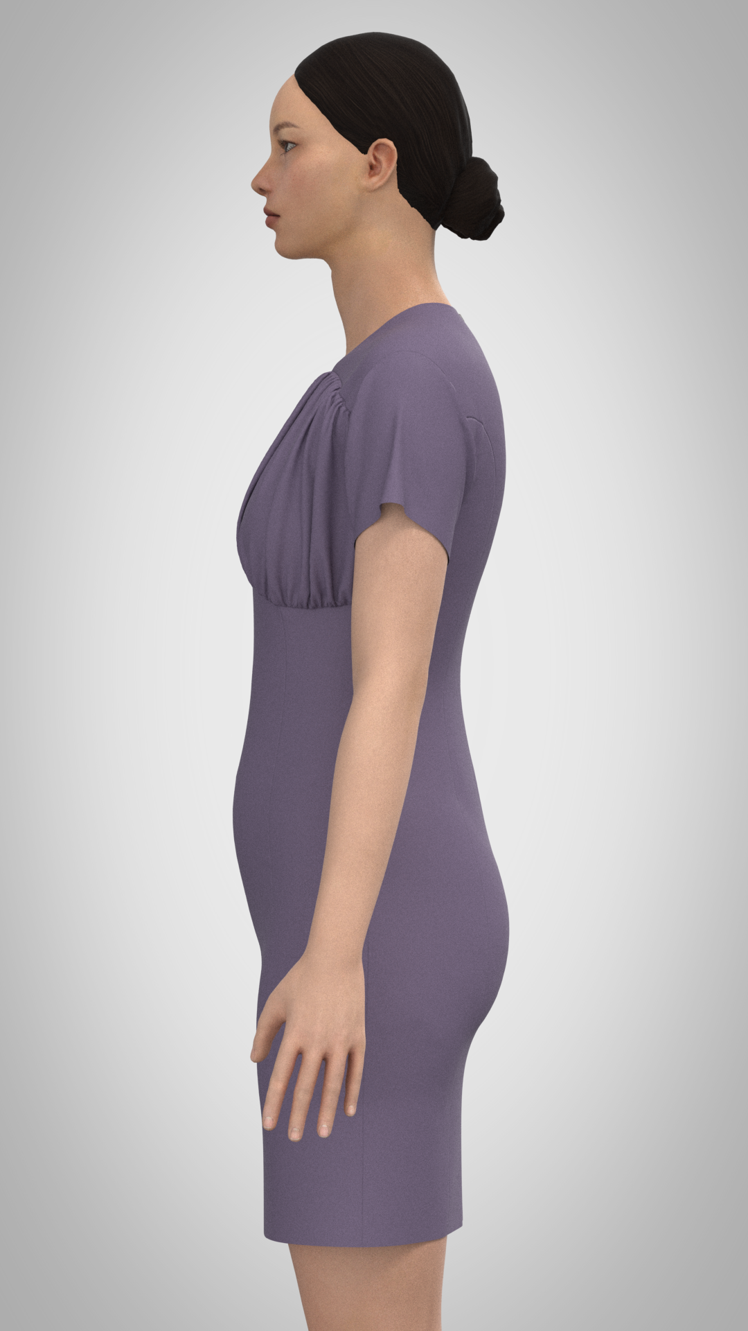 Short Sleeve Fitted Dress Pattern