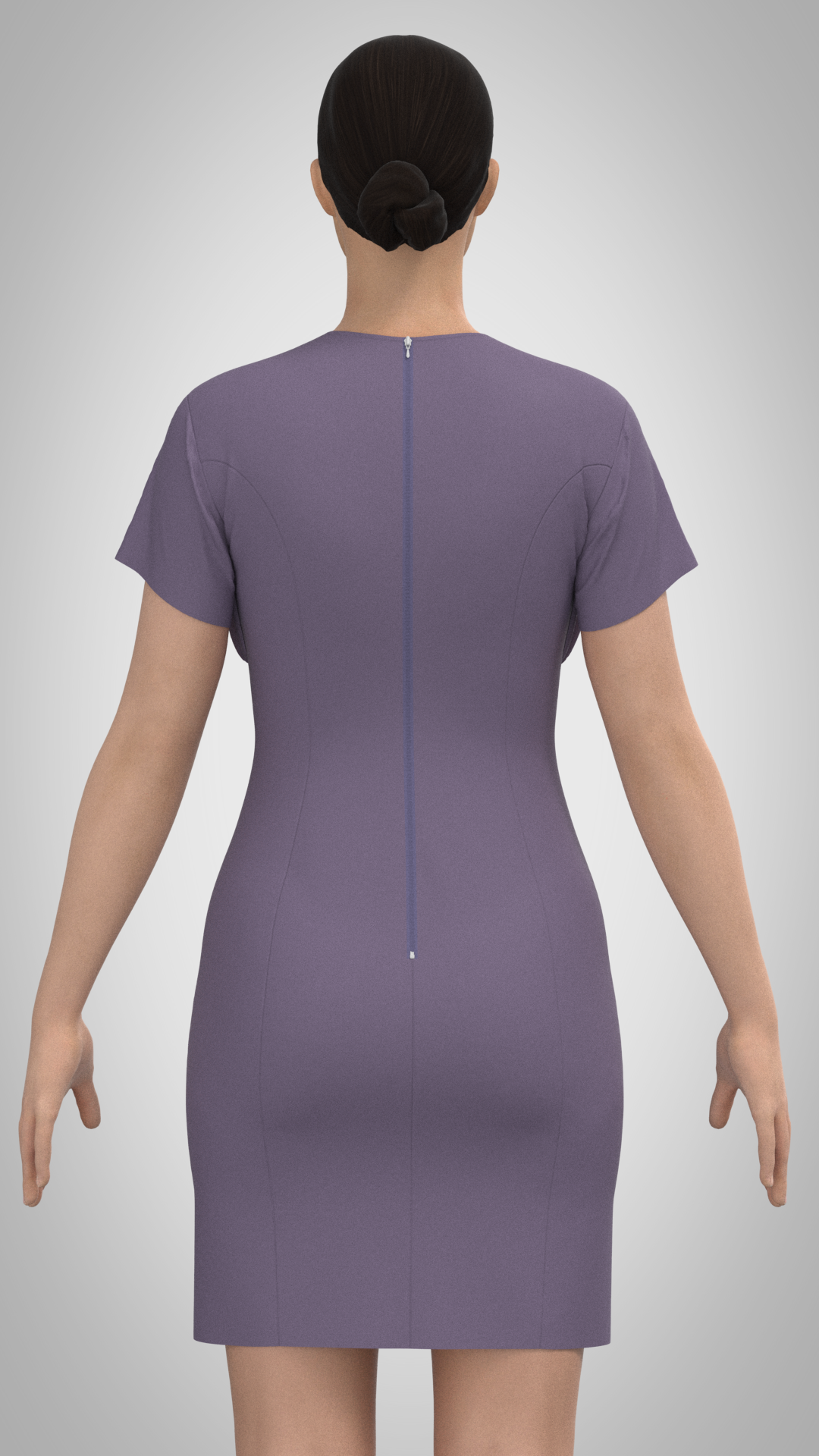 Short Sleeve Fitted Dress Pattern