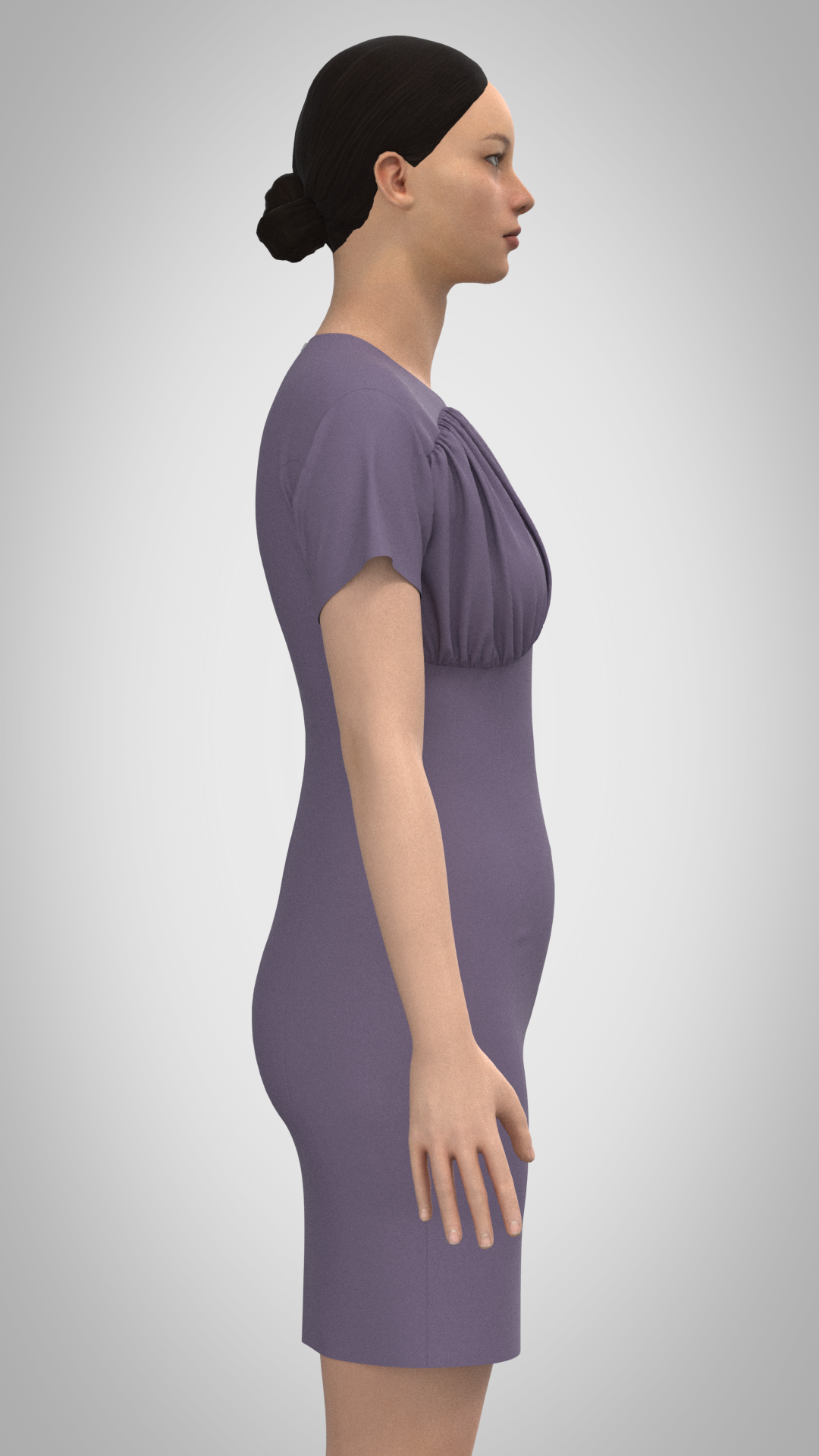 Short Sleeve Fitted Dress Pattern