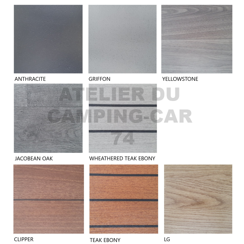 Plancher composite isolé avedc rails coulissants
