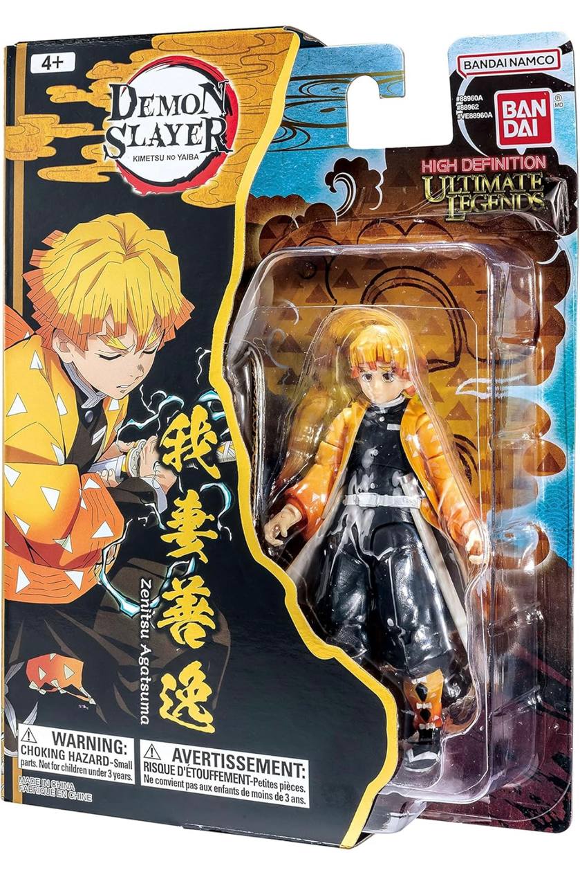 Set de 2 figuras: Tanjiro Kamado y Zenitsu Agatsuma