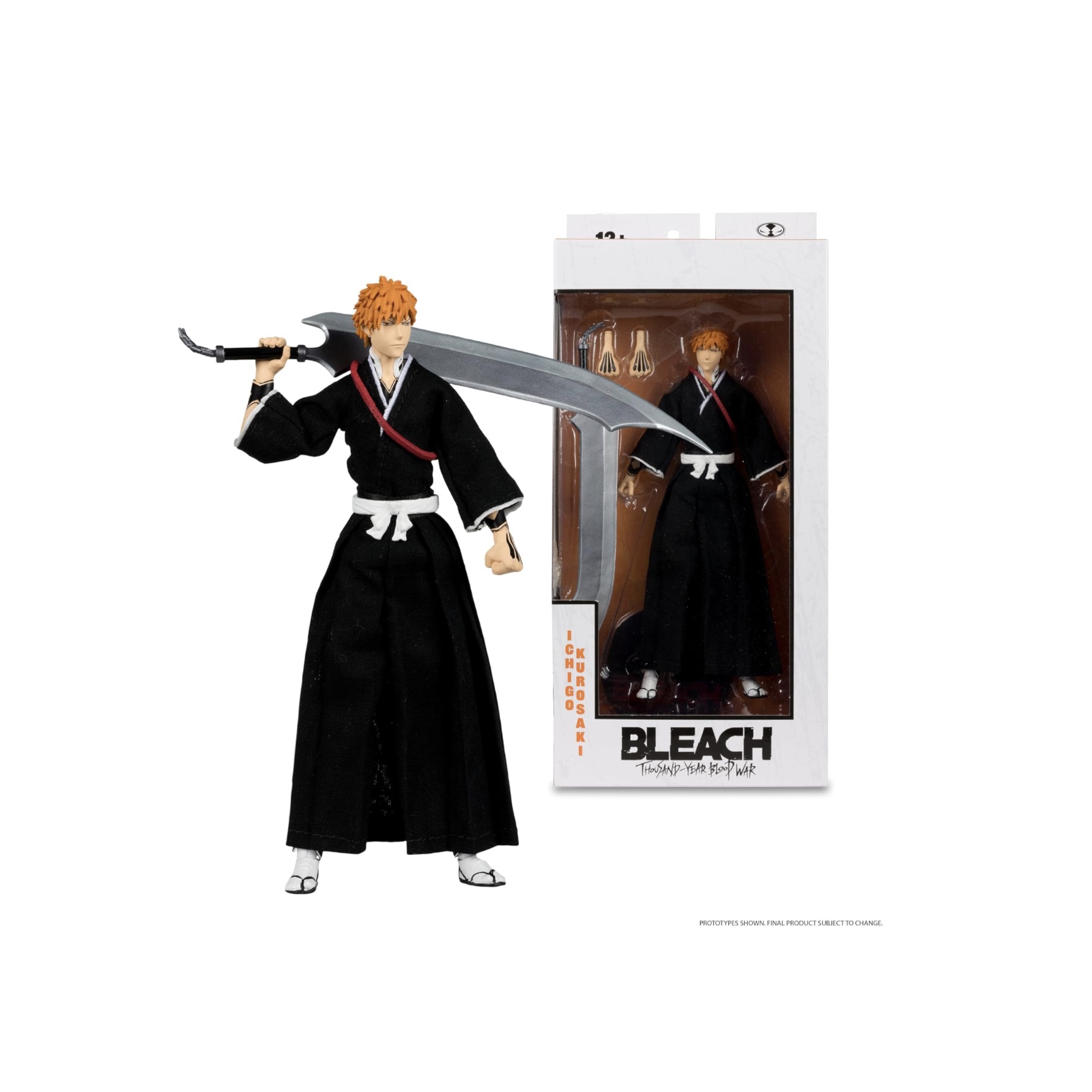 Set de 3 figuras de Bleach: Ichigo, Uryu, Toshiro