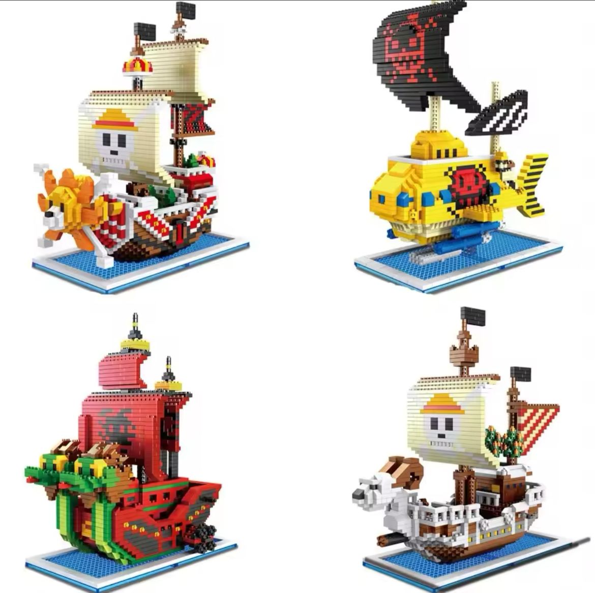 Barcos armables estilo LEGO