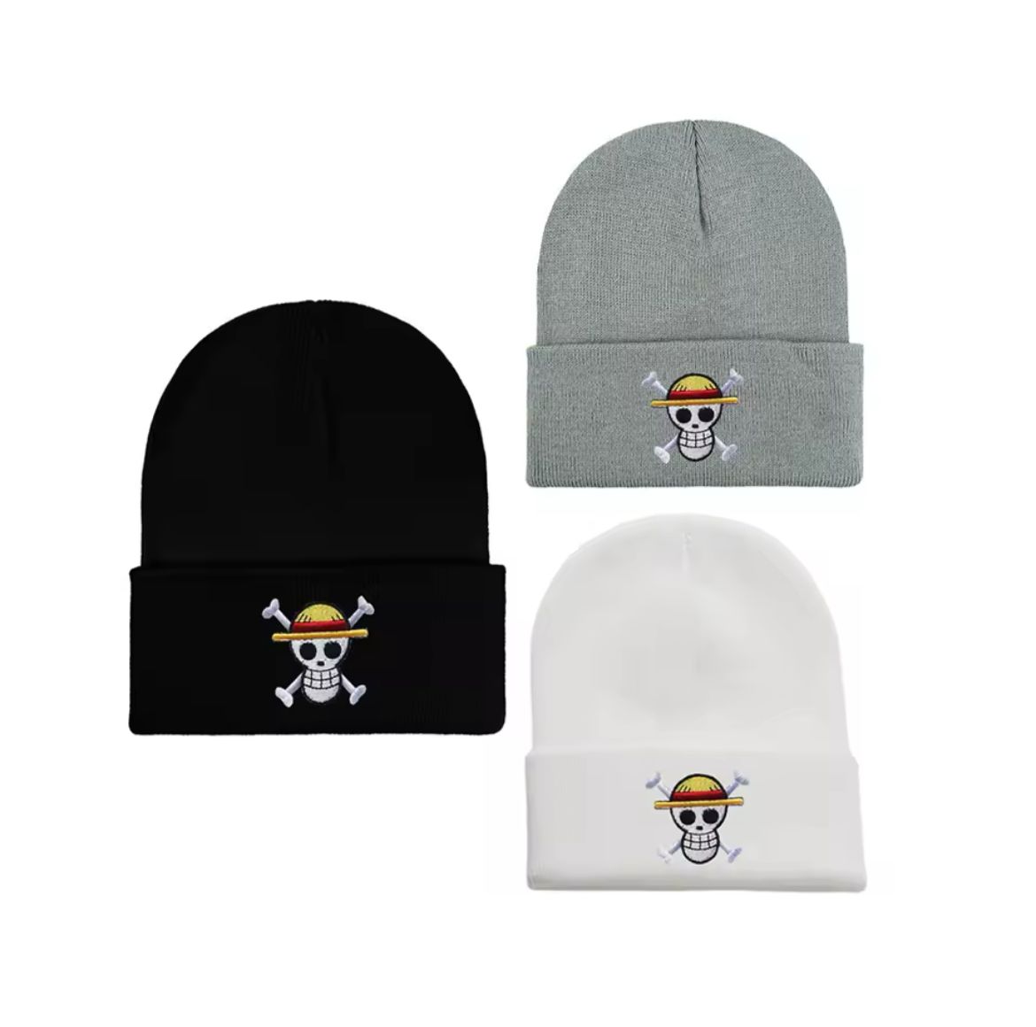 Set de 3 gorros de One Piece