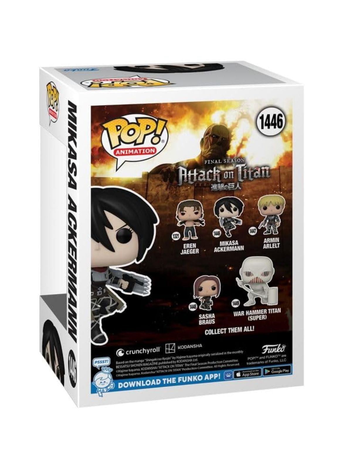 Figura Funko Pop! Mikasa Ackerman