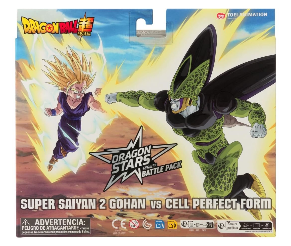 Set de 2 figuras de acción: Gohan vs Cell