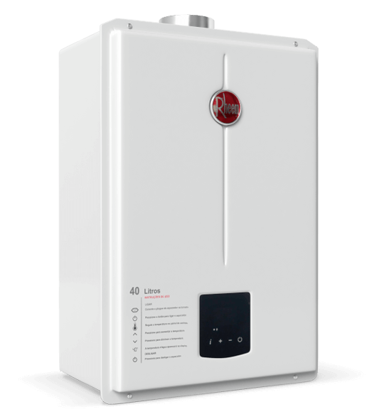 Aquecedor a Gás GLP Digital 40 Litros -Rheem
