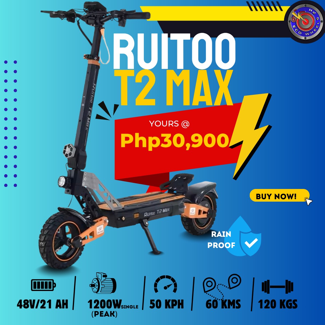 RUITOO T2 Max Electric Scooter