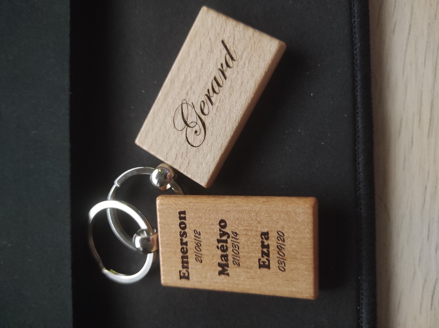 Porte-Clé en bois (rectangle)