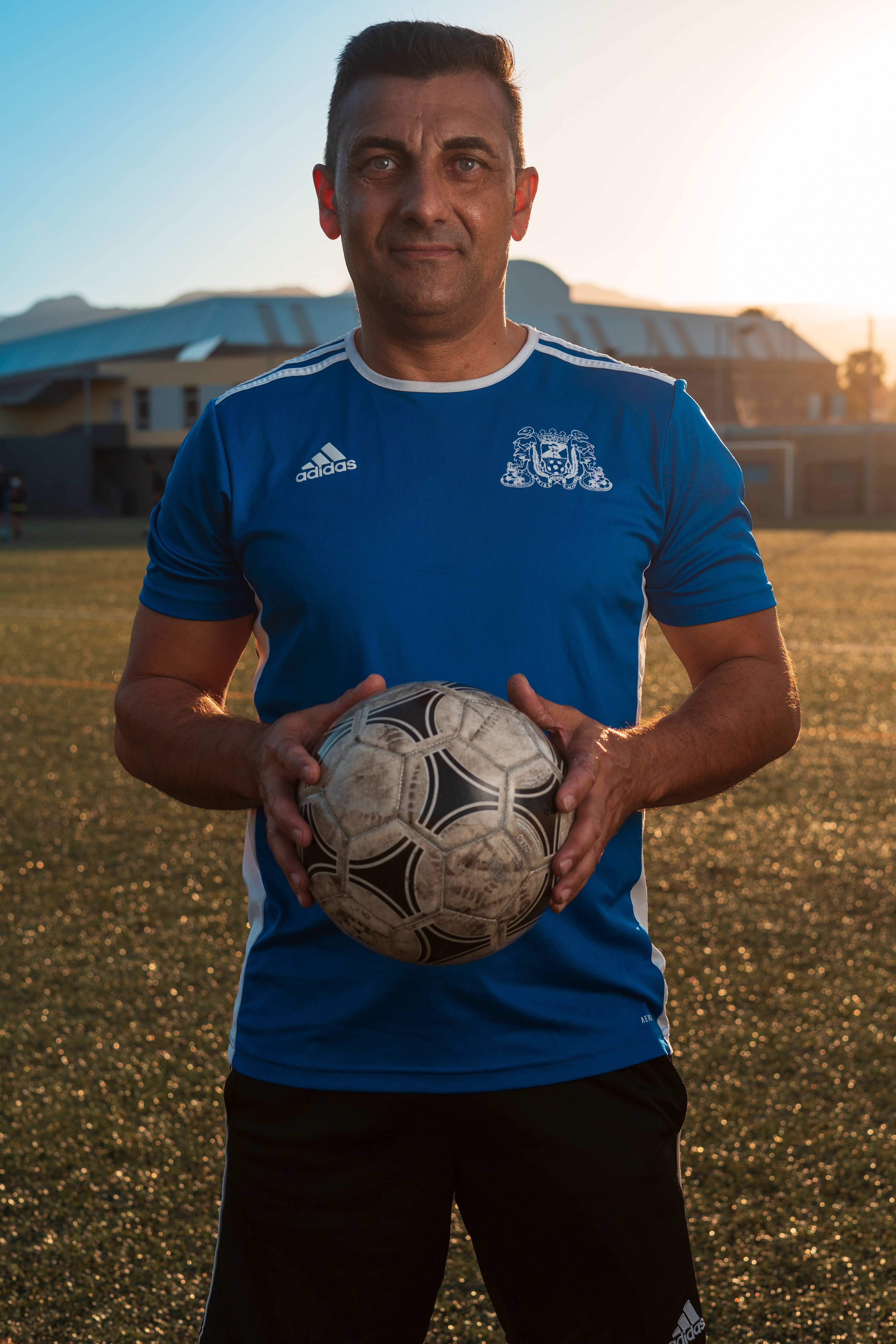 Sesión deportiva en cancha