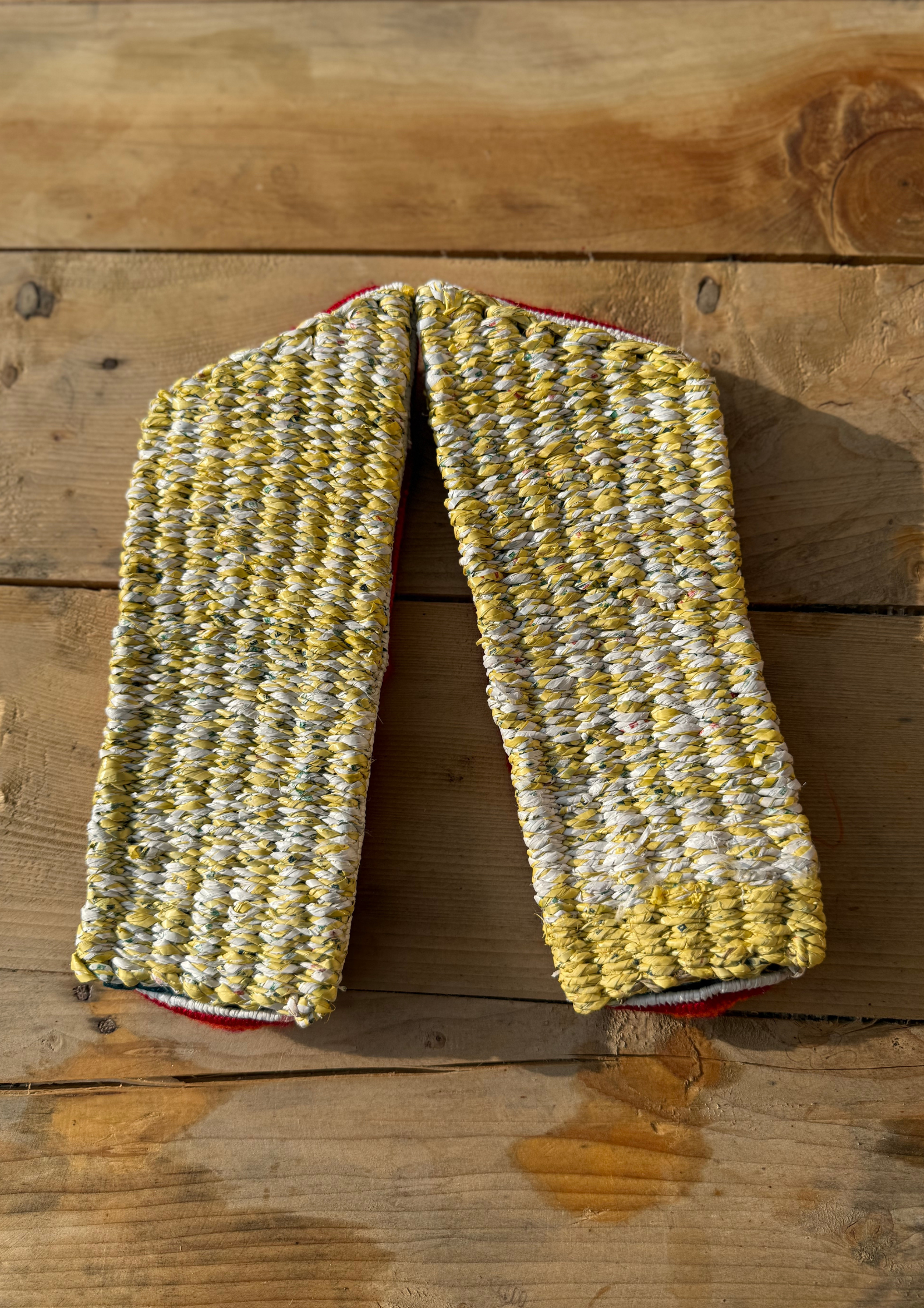 Handmade Himachali Poolen (with Recycled Sole)