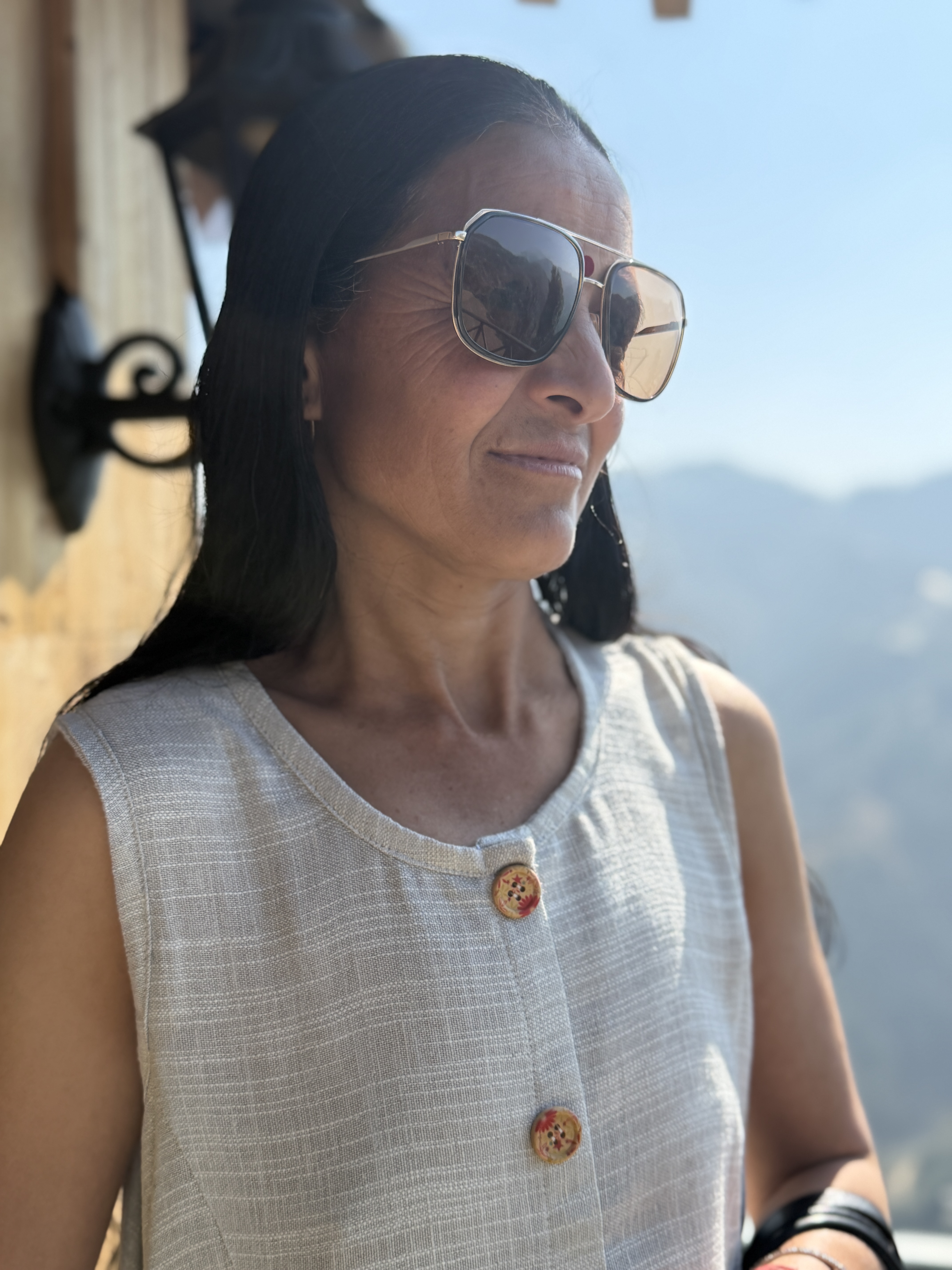 Rooted Cotton Linen Long Dress