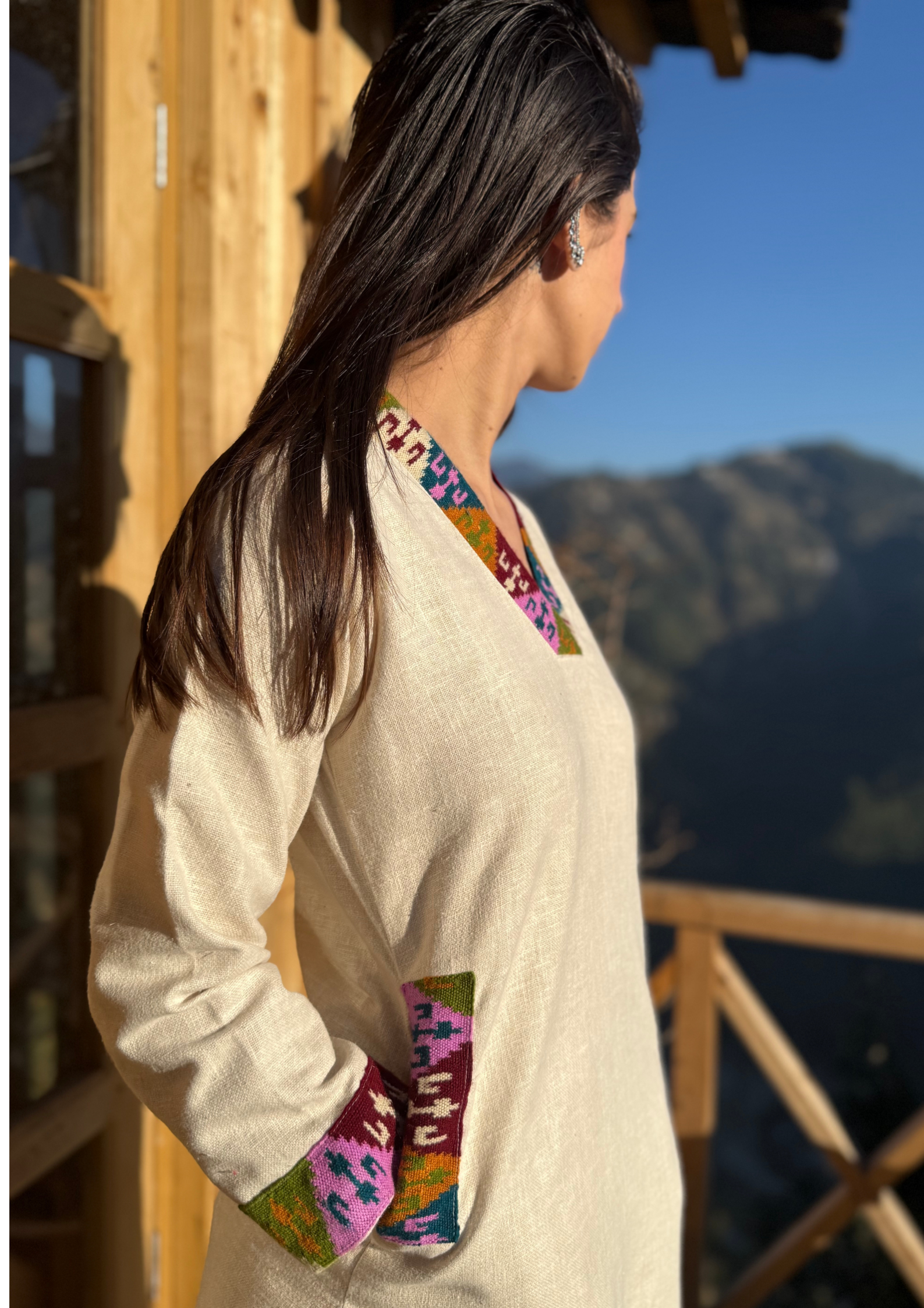 Pahadan's hand made High-Slit Kurti