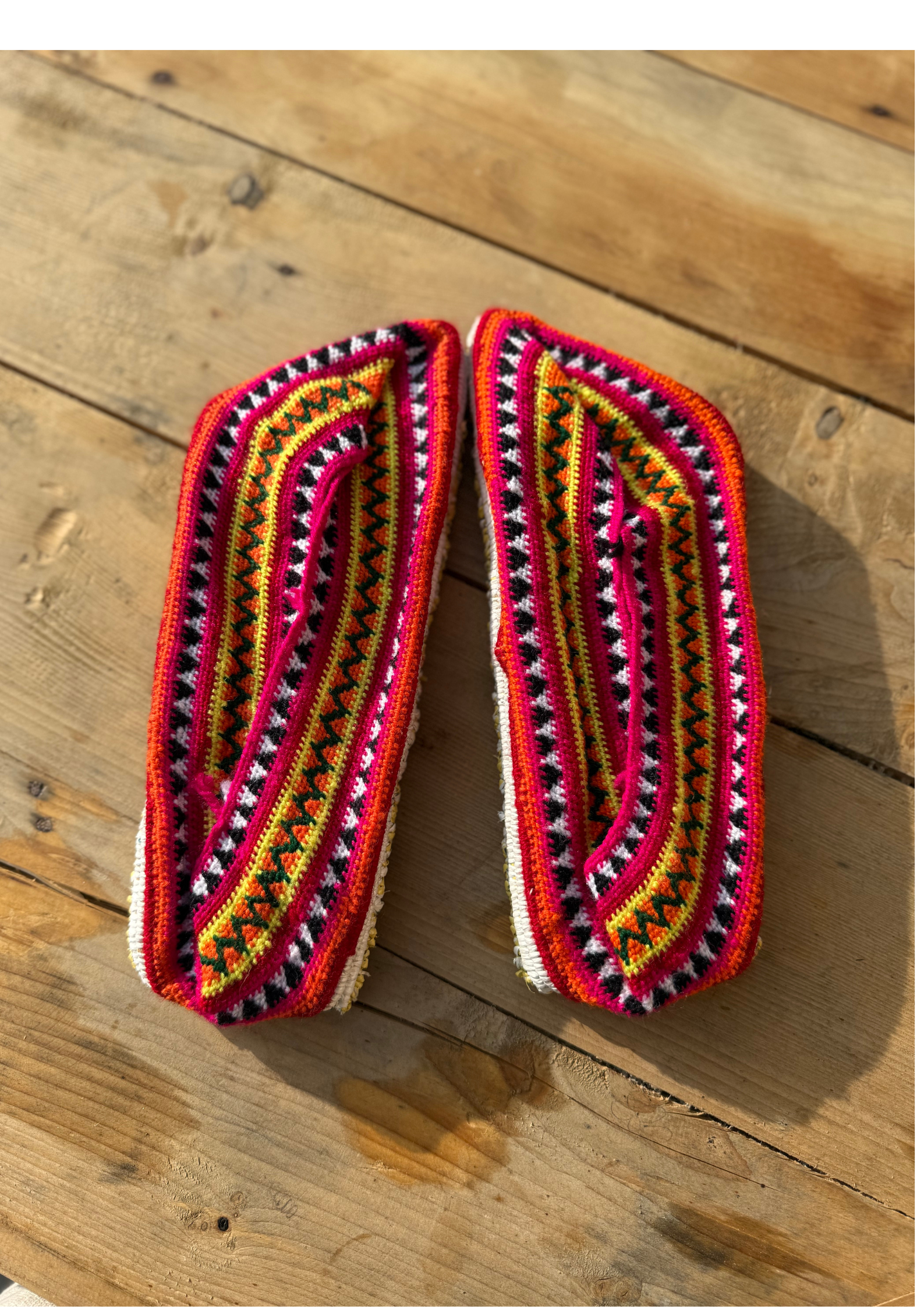 Handmade Himachali Poolen (with Hemp Sole)