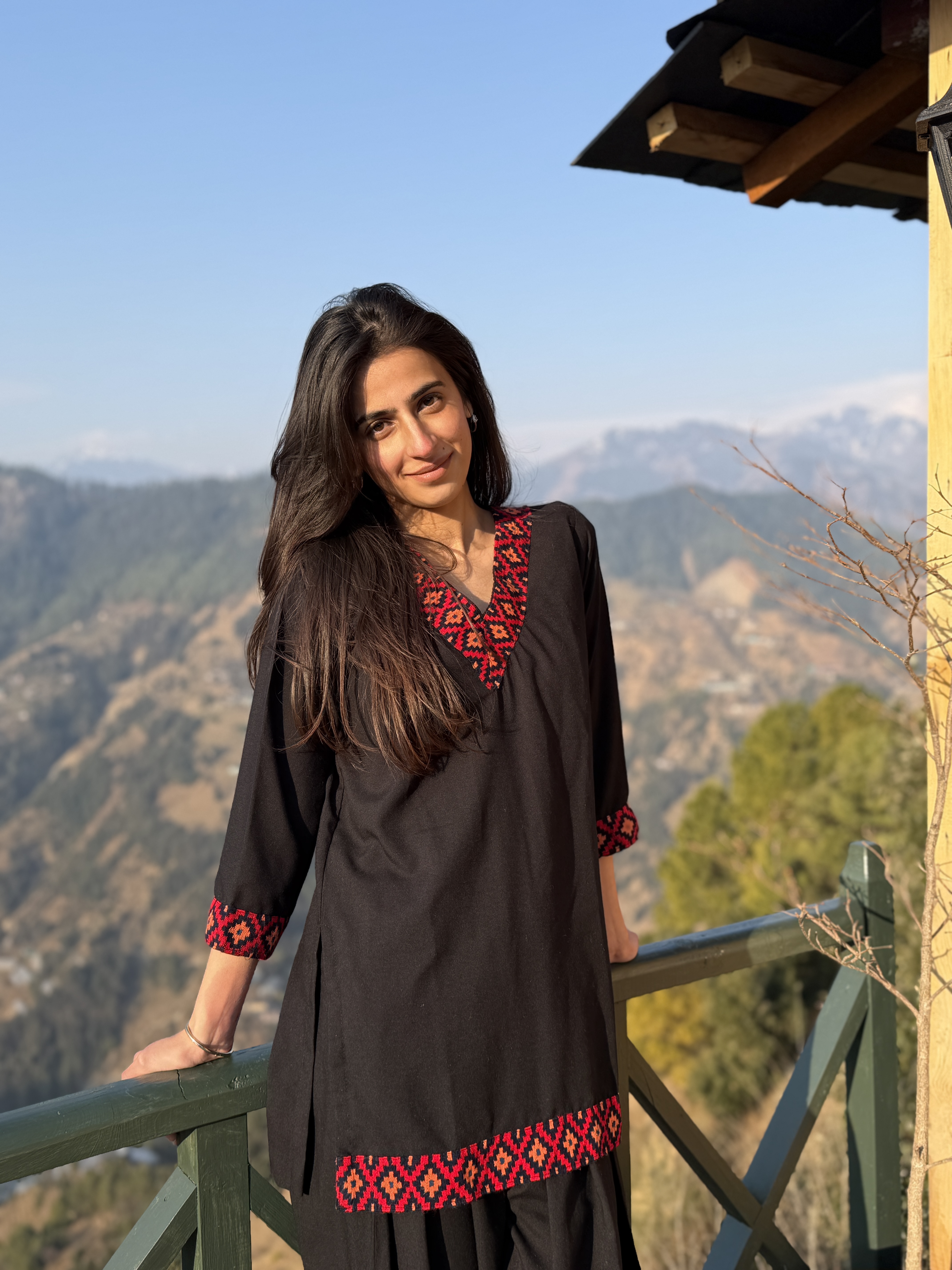 Farshi Salwar Set – Black