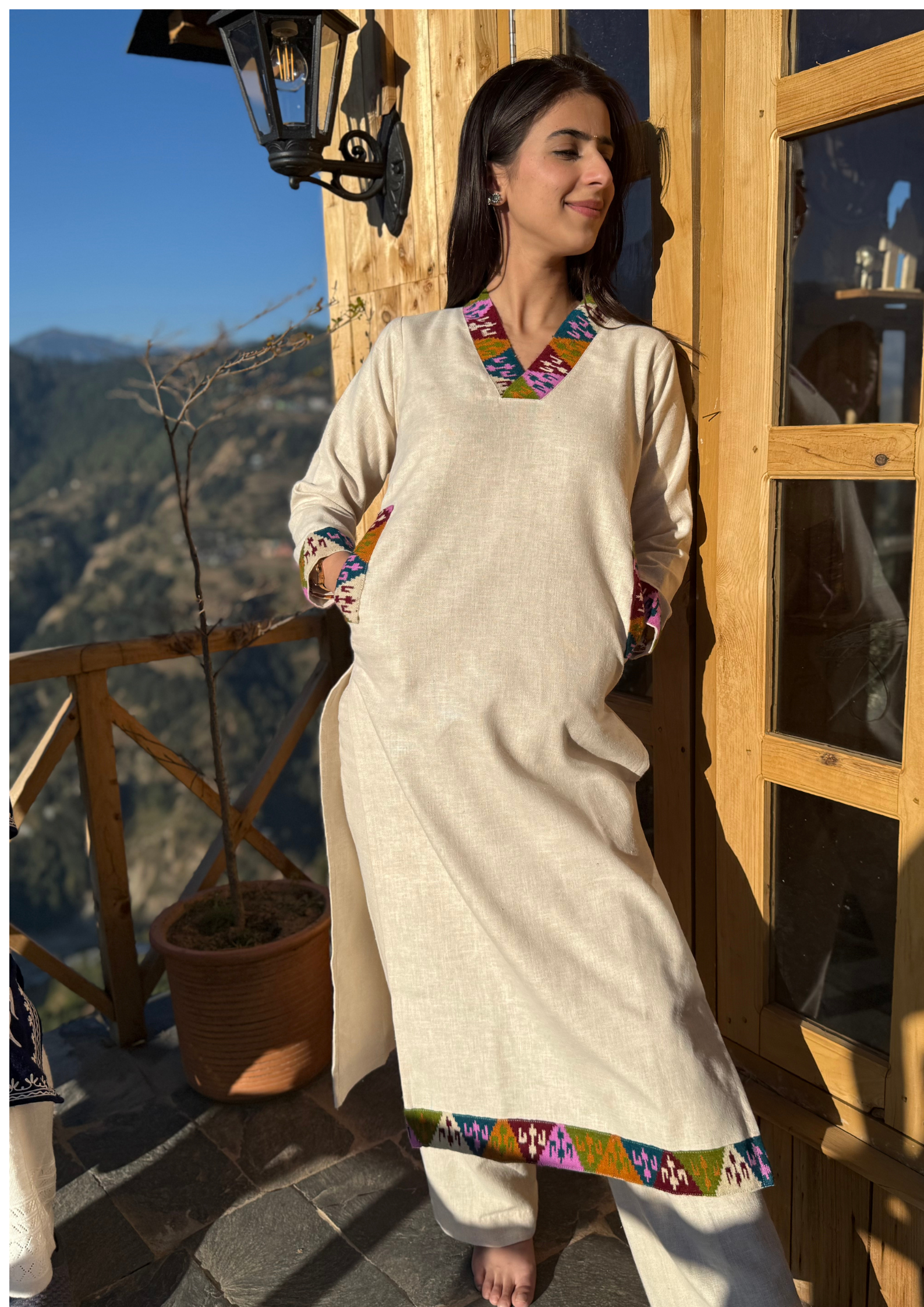 Pahadan's hand made High-Slit Kurti