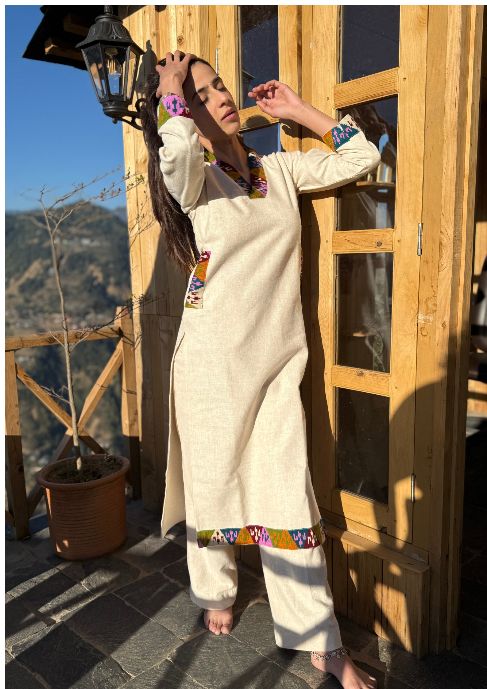 Pahadan's hand made High-Slit Kurti