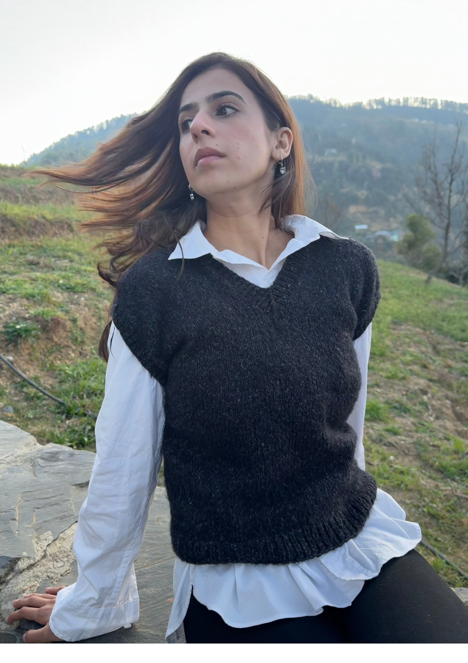 Hand Knitted Vest