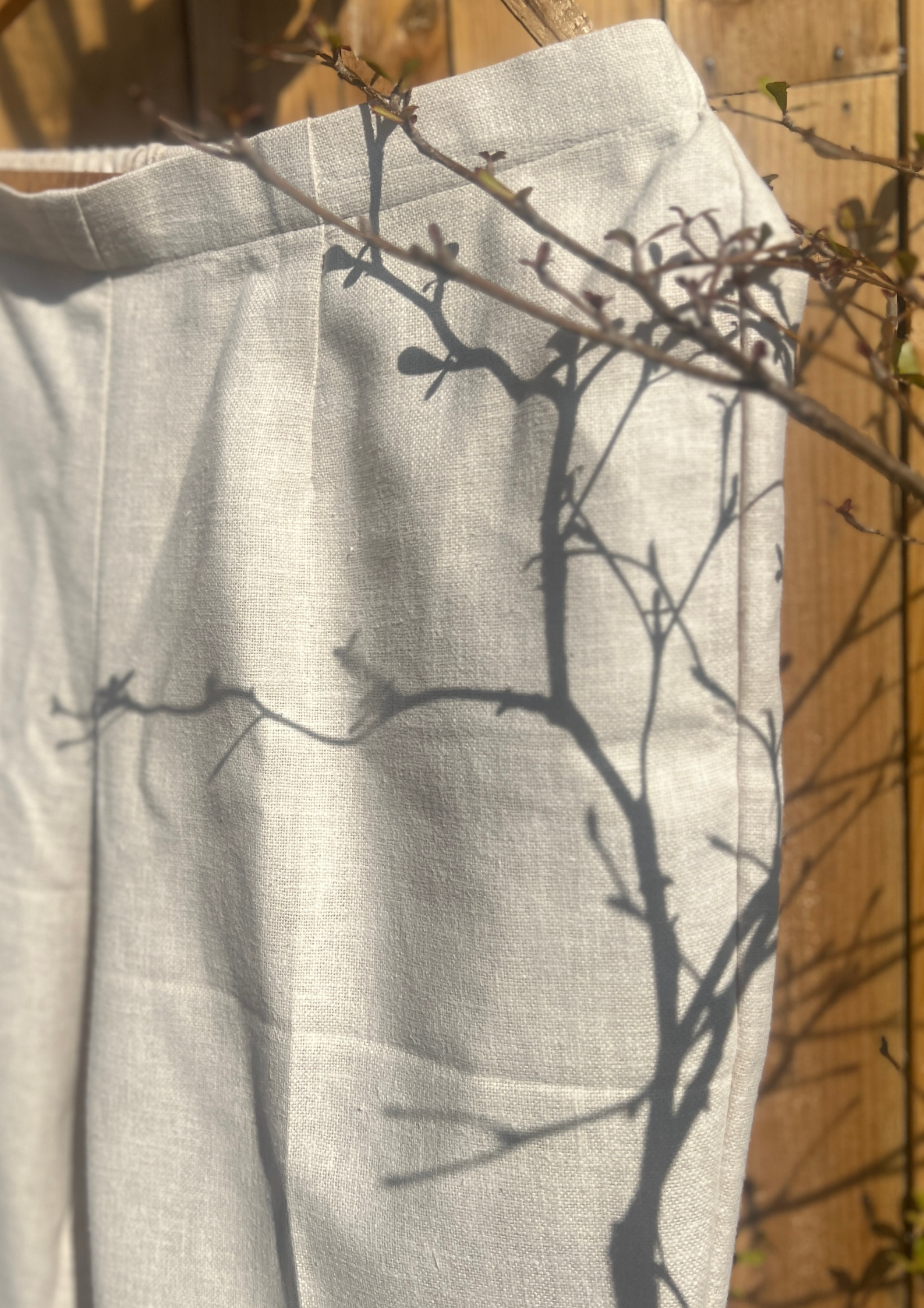 Cotton Straight-Fit Pants