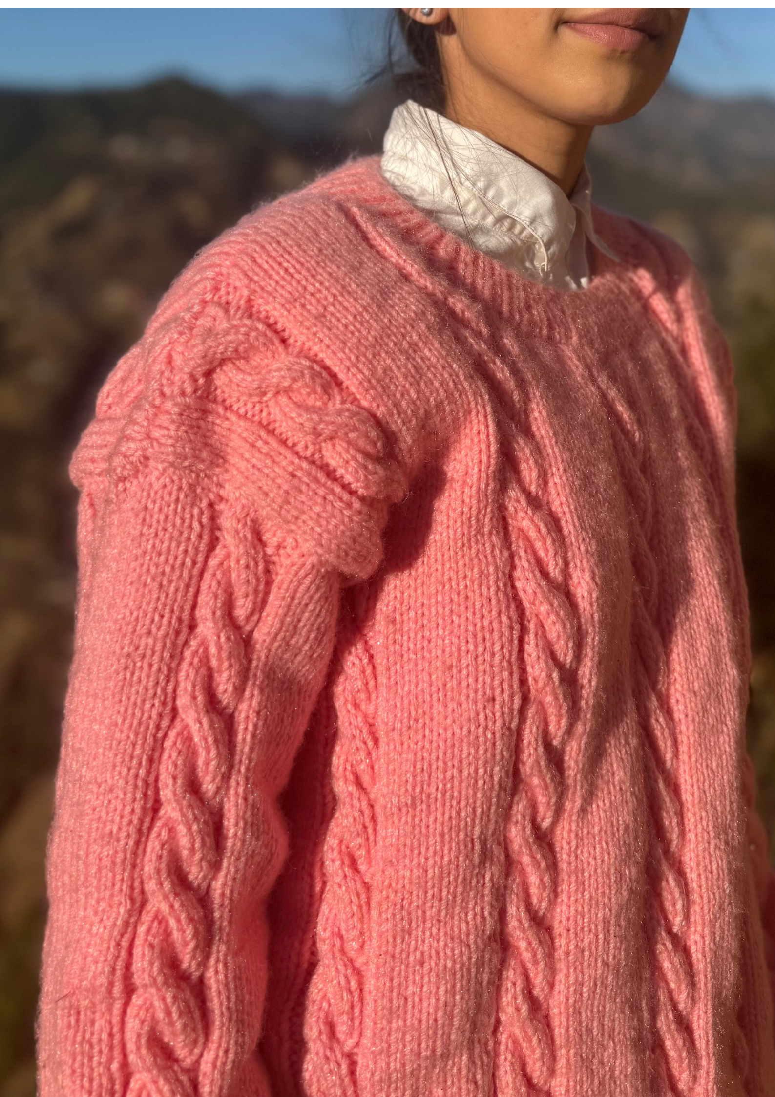 Pahadan’s Designer Handmade  Sweater 